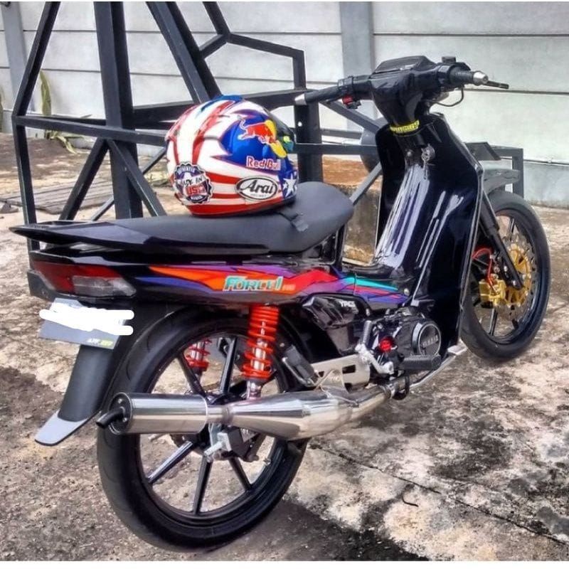 Jual Striping Sticker Standar Yamaha Force 1 Force One Le Tahun 1995