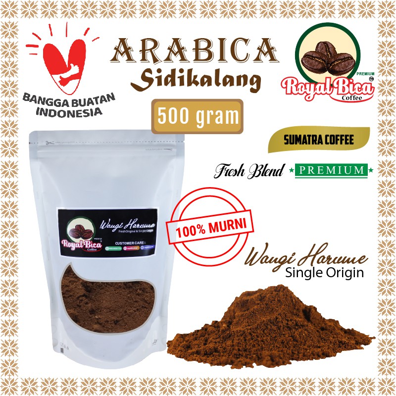 Jual Kopi Arabika Sidikalang 500 Gram Bubuk Kopi Premium Shopee