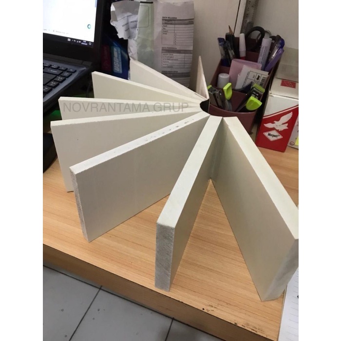 Jual PVC Board PVC Foam Board 15mm Ukuran 60x20 Cm 20 X 60 Cm