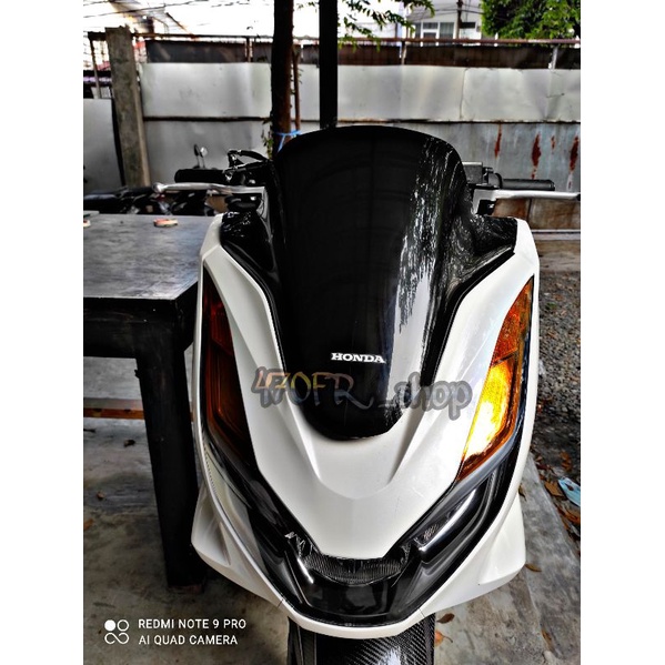 Jual Windshield Visor Pcx Model Standar Tanpa Lobang Nopol