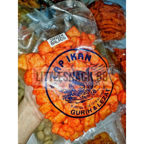 Jual Kerupuk Cap Ikan Jangek Balado Gr Shopee Indonesia