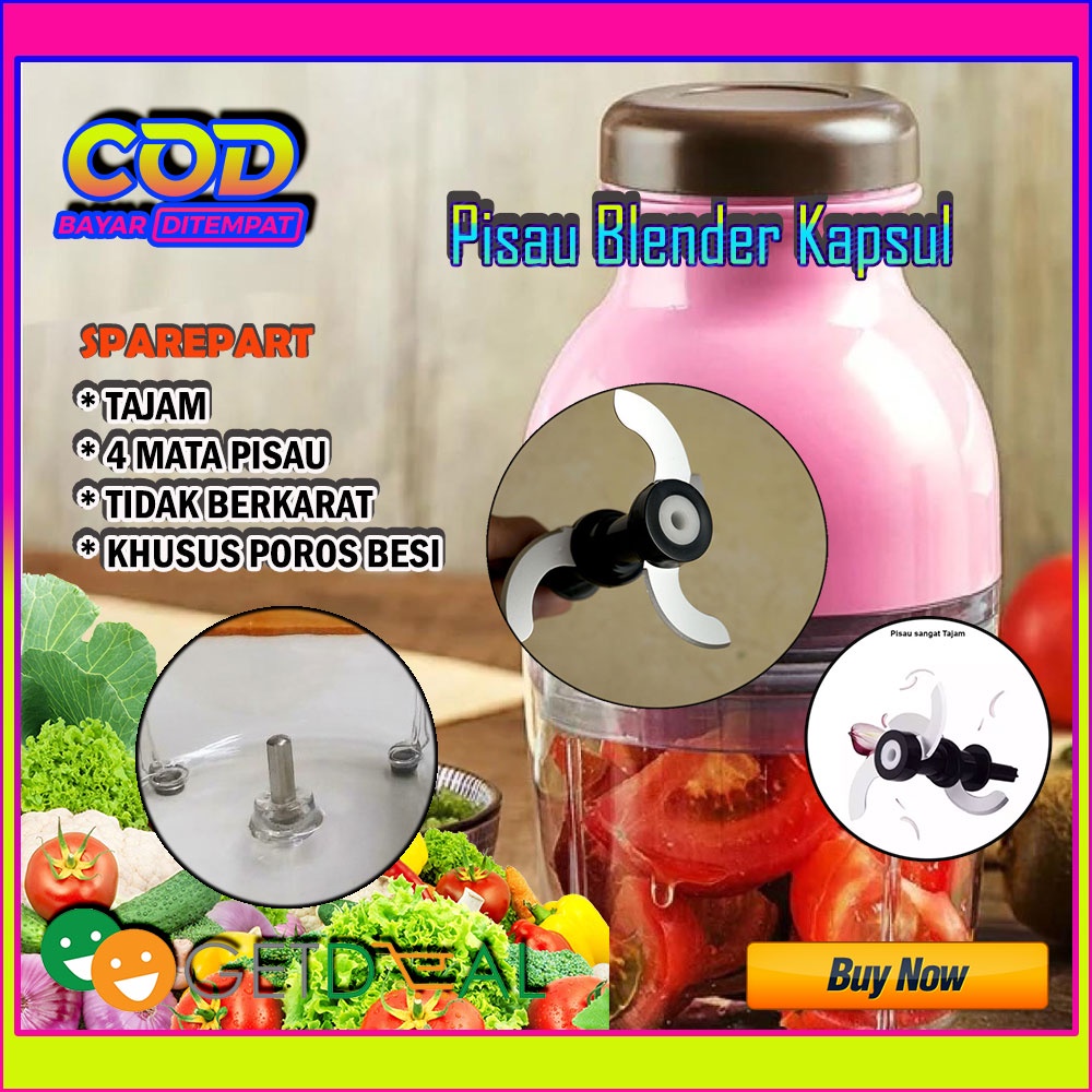 Jual Bergaransi Pisau Blender Kapsul Original Hand Blender Capsule