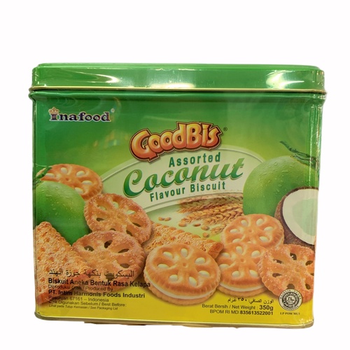 Jual INAFOOD BISKUIT GOODBIS COCONUT FLAVOUR 350G DBELGAMART