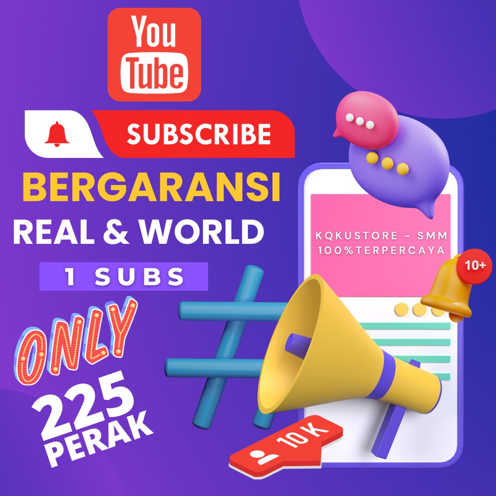 Jual SUBSCRIBER YOUTUBE UNTUK MONETISASI SUBSCRIBER YOUTUBE PERMANEN