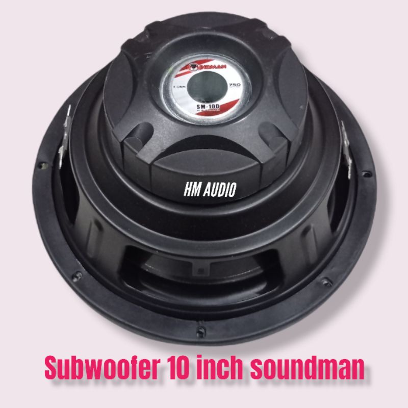 Jual Speaker Subwoofer 10 Inch Soundman 750watt Shopee Indonesia