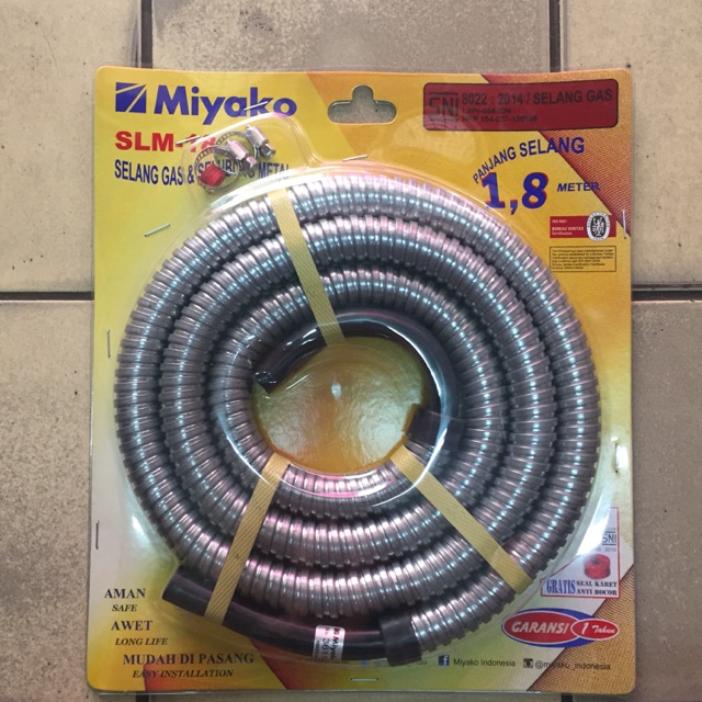 Jual Selang Gas Miyako SLM 18 SLM18 SLM 18 Shopee Indonesia