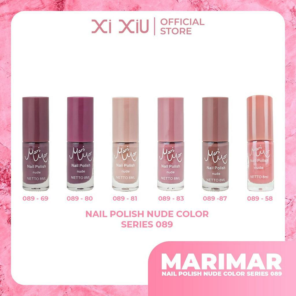 Jual Marimar Nail Polish Nude Colors New Fashion Code Shopee