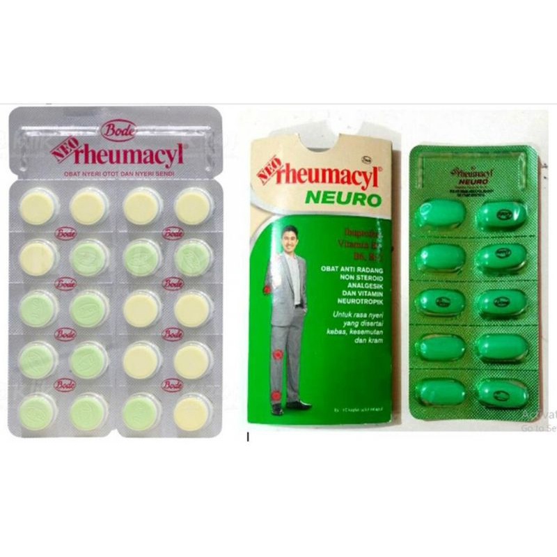 Jual Neo Rheumacyl 20 Tablet Neo Rheumacyl Neuro 10 Tablet Shopee