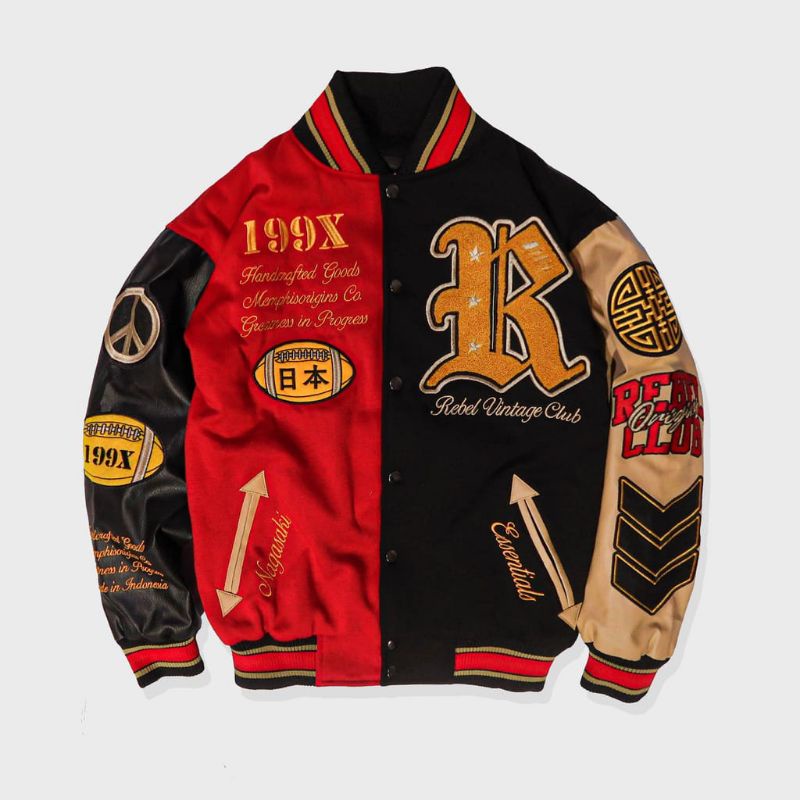 Jual MEMPHIS ORIGINS VARSITY JACKET REBEL Shopee Indonesia