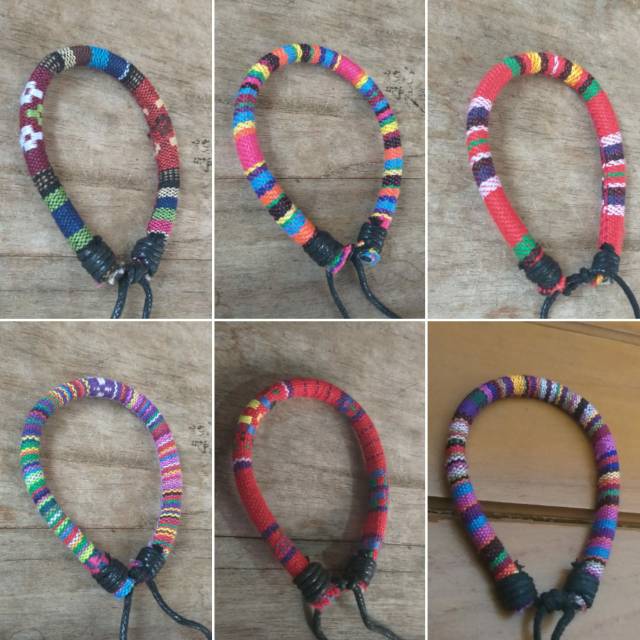 Jual Gelang Tenun Etnik Unik Etnic Ethnic Indian Lombok Shopee Indonesia