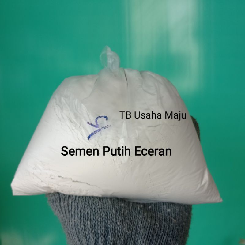 Jual Semen Putih Tiga Roda Kiloan Ecer 1KG Shopee Indonesia