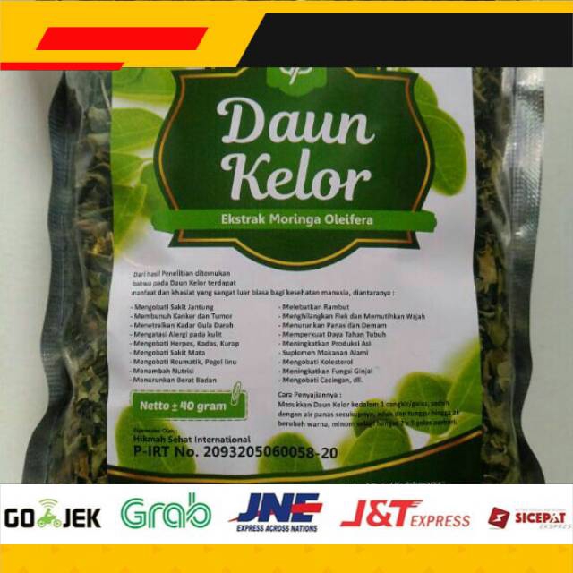 Jual Teh Daun Kelor Aur Awur Curah Tubruk Isi Gr Hikmah Herbal