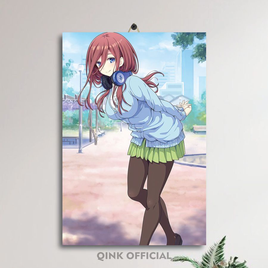 Jual Poster Kamar Cowok Miku Nakano Anime Gotoubun X Kdkuq Bxwx