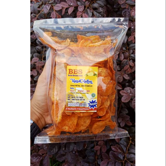 Jual BBS Snack Keripik Kentang Balado Pedas Makanan Ringan Murah