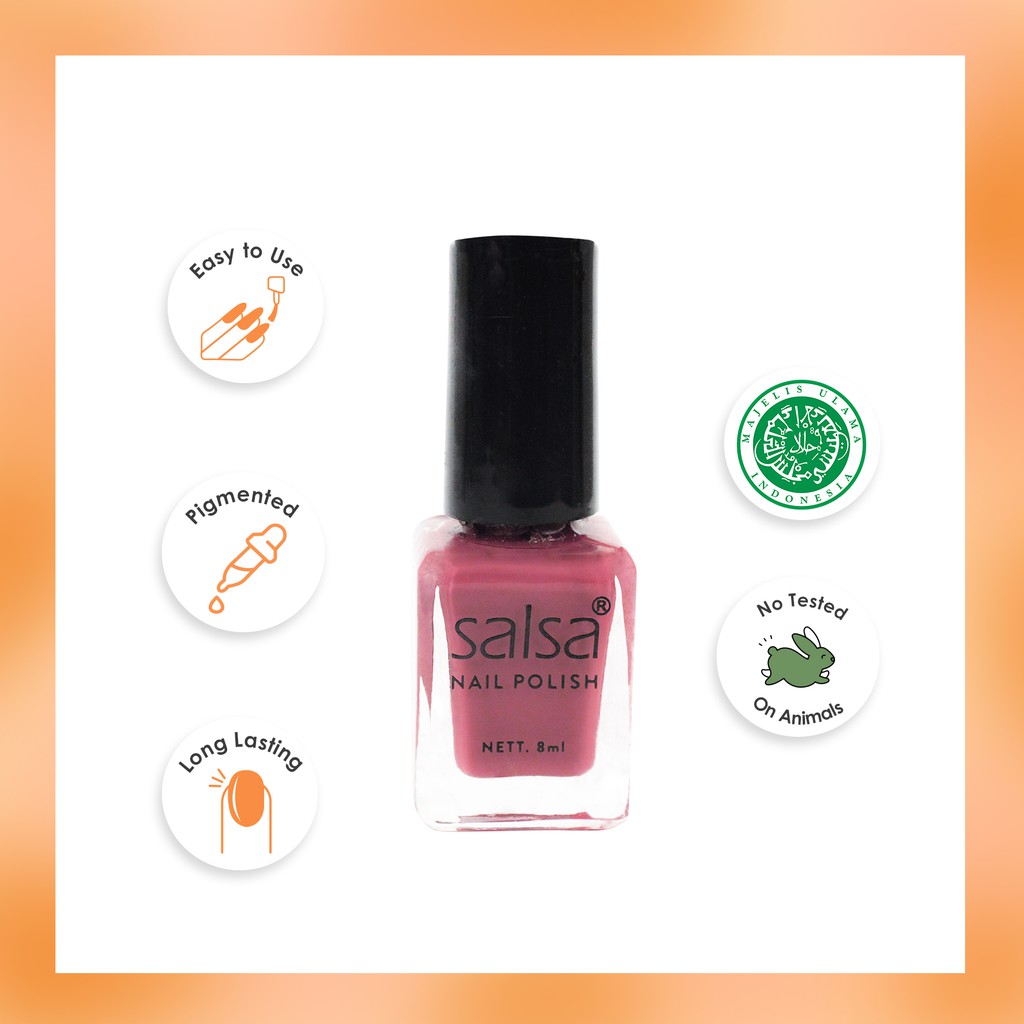 Jual Salsa Nail Polish Nude Kutek Tahan Lama Cat Kuku Ecer Shopee