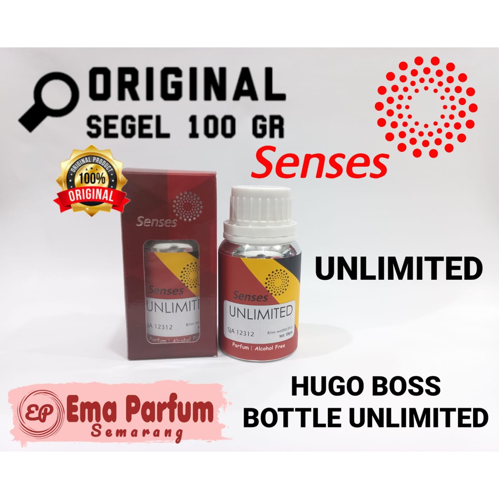 Jual SEGEL UNLIMITED 100 GRAM BY SENSES SEARAH B0ZZ BOTLE UNLIMITED