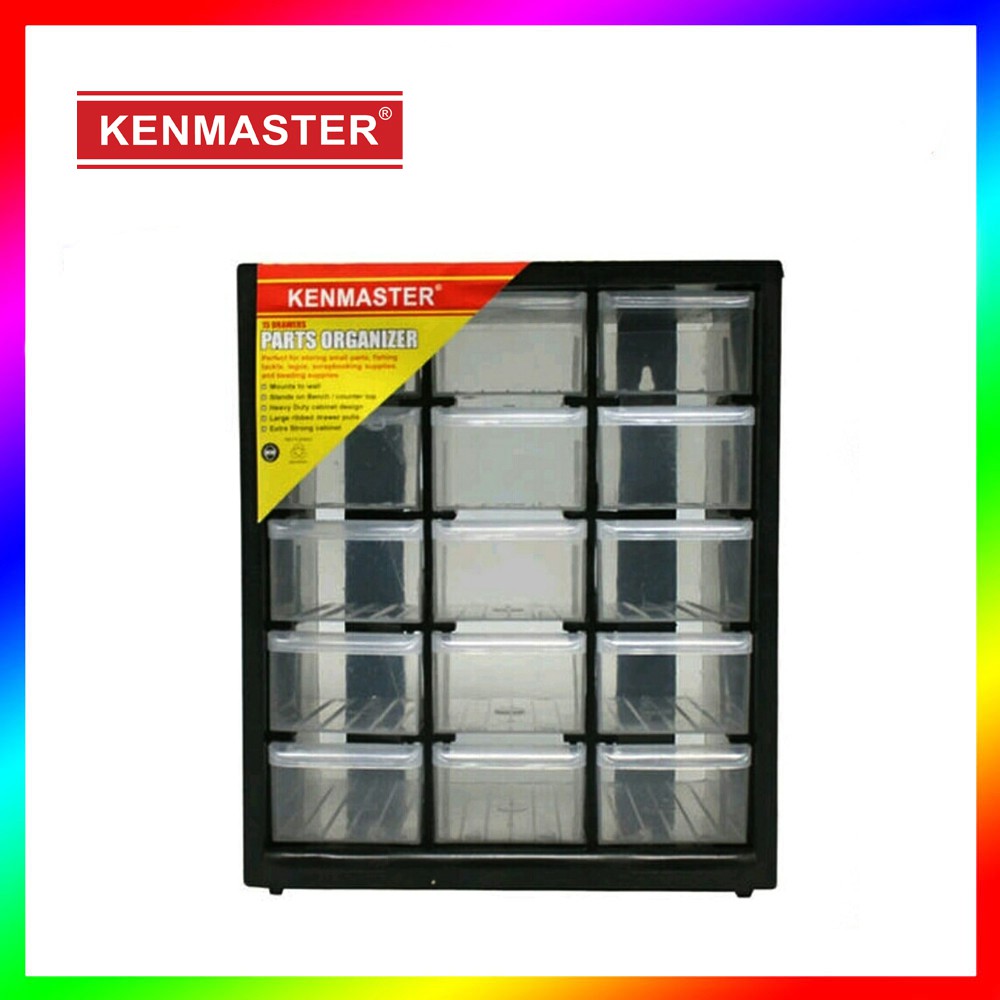 Jual Kenmaster Organizer Rak Susun Kenmaster Drawer 15 Slot Kotak Spare