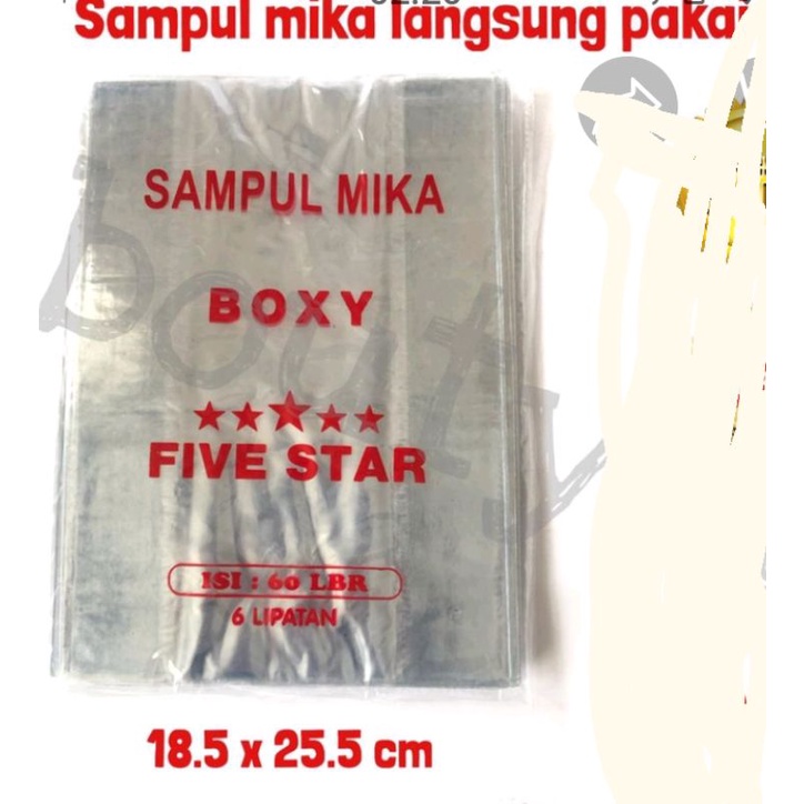 Jual Sampul Mika Bening Boxy Sampul Buku Plastik Besar Bigboss Shopee