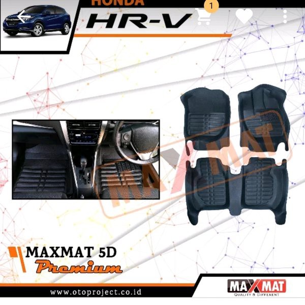 Jual Karpet MAXMAT Premium Honda HRV Shopee Indonesia