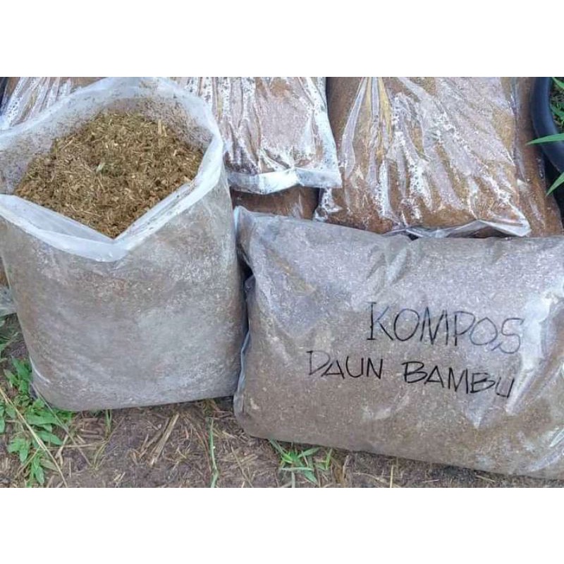 Jual Media Tanam Daun Bambu Kering Pupuk Kompos Dari Daun Bambu