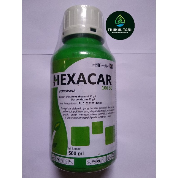 Jual FUNGISIDA HEXACAR 100 SC 500 ML Mengatasi Penyakit Jamur Dan