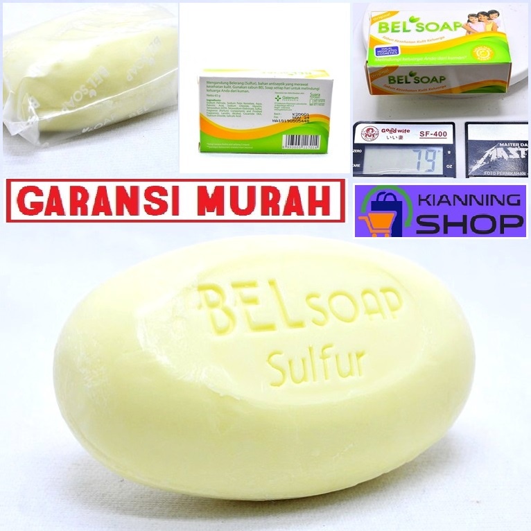 Jual Sabun ANTI GATEL Bel Soap Belsoap Belerang Anti Septik Sulfur 65