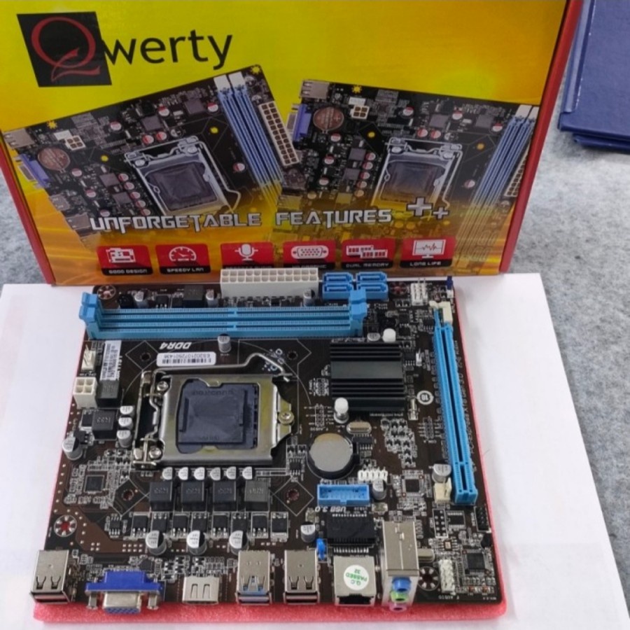 Jual Motherboard Qwerty H Lga Intel H Shopee Indonesia