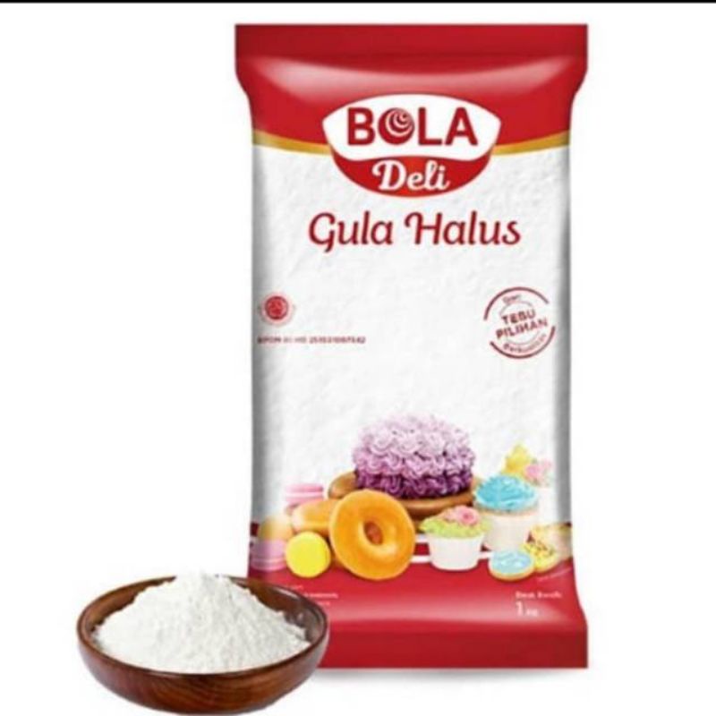 Jual Bola Deli Tepung Beras Ketan Tapioka Maizena Gula Halus