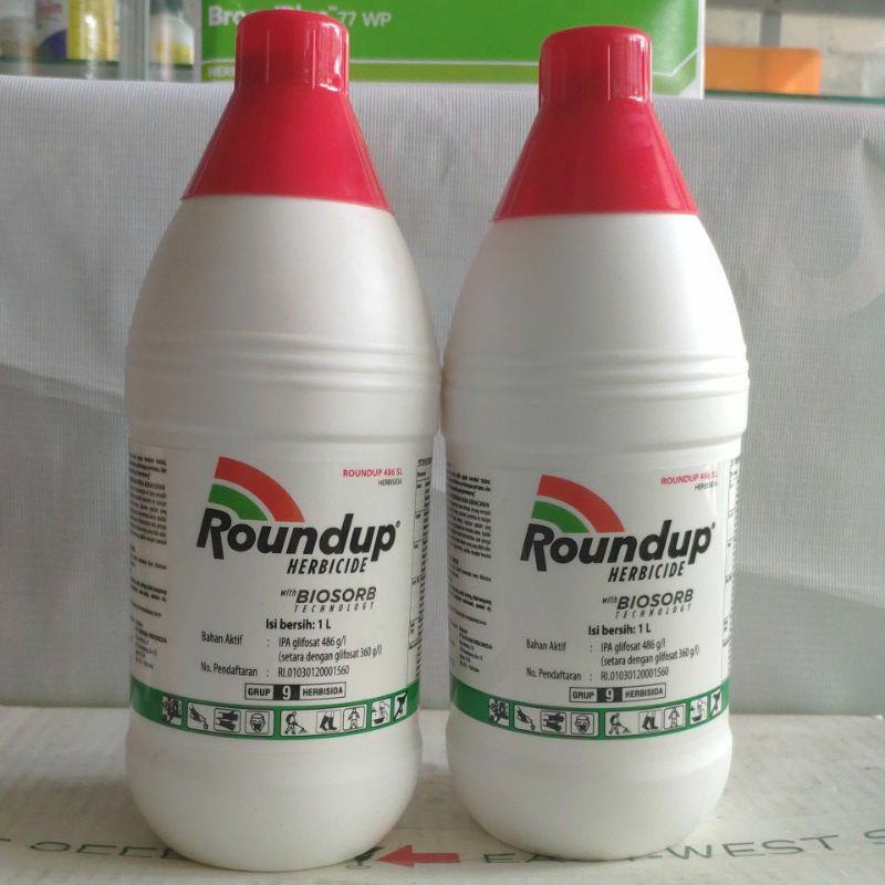 Jual PEMBASMI RUMPUT SISTEMIK ROUNDUP 1 LITER Shopee Indonesia