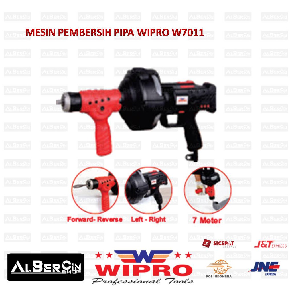 Jual Mesin Pembersih Pipa Electric Drain Cleaner WIPRO W7011 Shopee