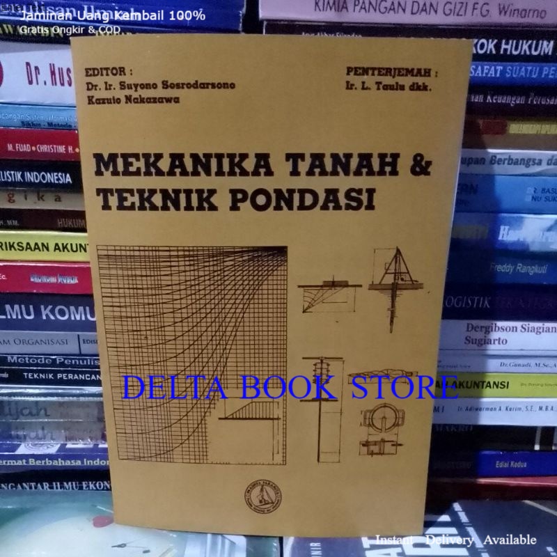 Jual Mekanika Tanah Dan Teknik Pondasi By Suyono Sosrodarsono