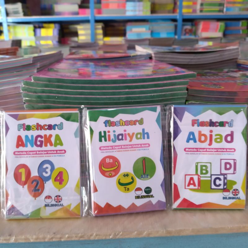 Jual Flashcard Huruf Hijaiyah Angka Shopee Indonesia