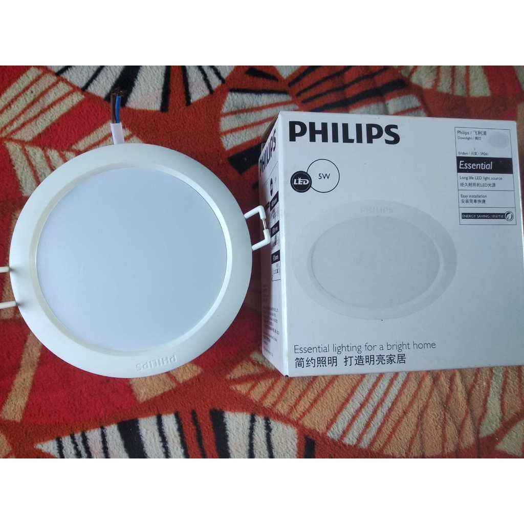 Jual Lampu Philips LED Downlight Eridani 5 W 5W 7W 7 Watt Lampu Tanam