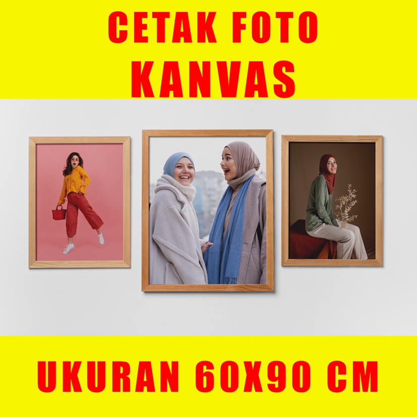 Jual Cetak Foto Kanvas Canvas Photo Print X Cm Shopee Indonesia