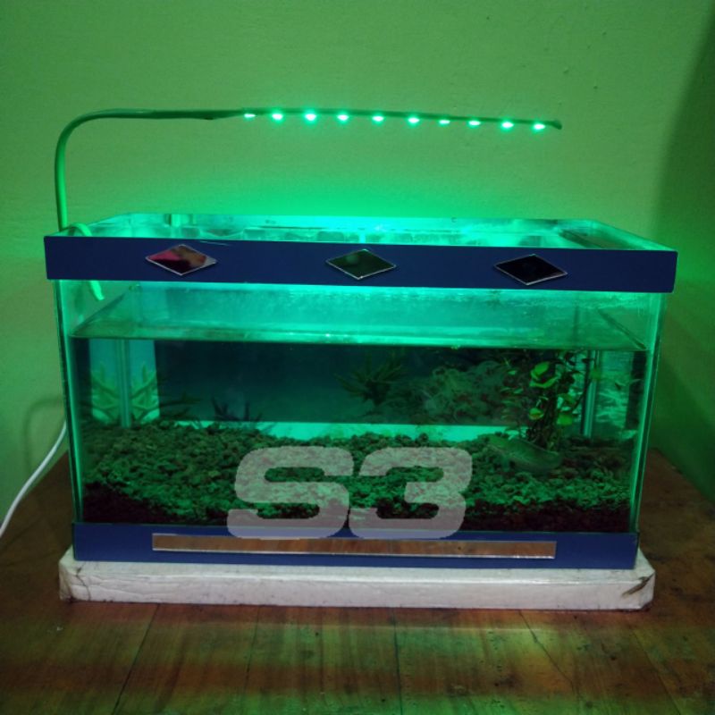 Jual Lampu Aquarium Mini Lampu Soliter Lampu Cupang Hijau Led Lampu