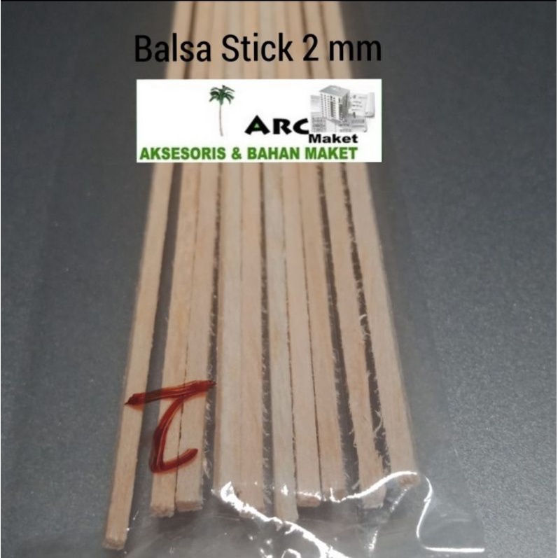 Jual KAYU BALSA STICK 1 5 MM 2 MM 3 MM 4 MM 5 MM 6 MM 8 MM DAN