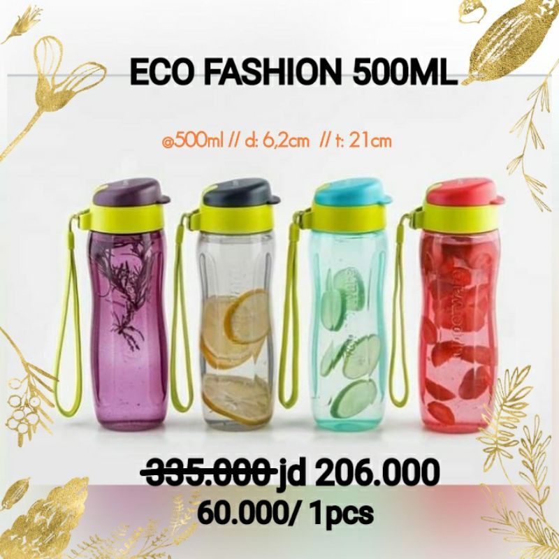 Jual Tupperware Eco Fashion Ml Botol Minum Tupperware Shopee