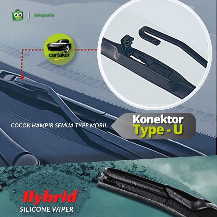 Jual Wiper Frameless Mitsubishi XPander Karet Kaca Mobil Silicon Hybrid