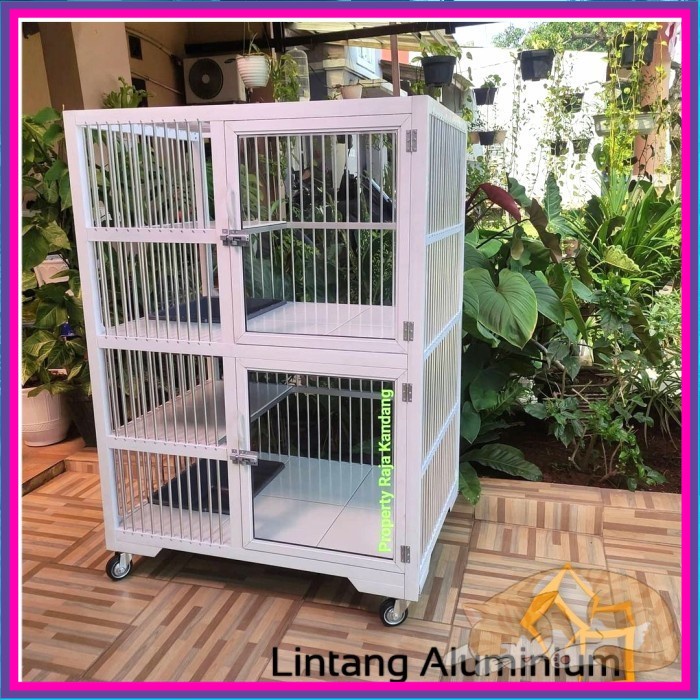 Jual Kandang Kucing Aluminium Tingkat Kamar Minimalis Murah