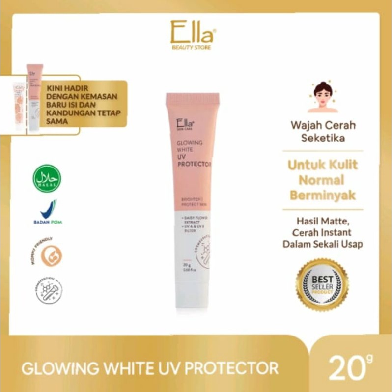 Jual Ella Skincare Glowing White UV Protector Daya Cream DaisyBelieve