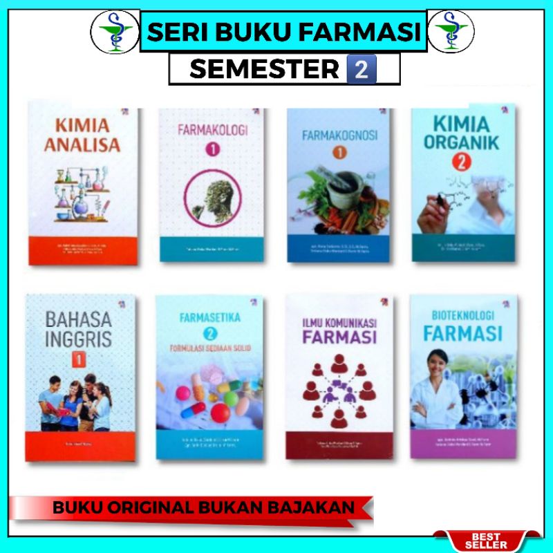 Jual Buku Farmasi Semester Kimia Analisa Farmakologi Farmakognosi