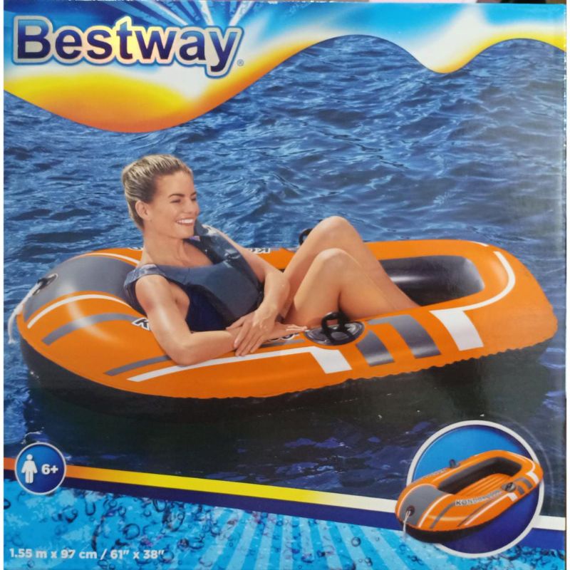 Jual Perahu Karet Hydro Force Bestway 61099 Untuk 1 Orang Shopee