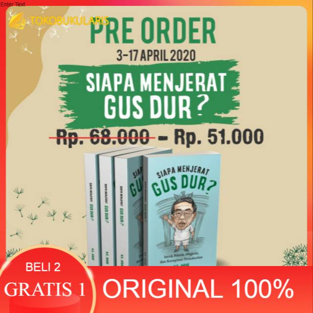 Jual PRE ORDER BUKU SIAPA MENJERAT GUS DUR VERSI LENGKAP ORIGINAL