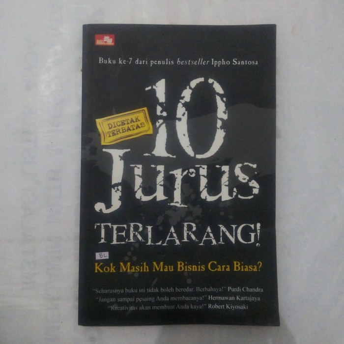 Jual BUKU 10 JURUS TERLARANG KOK MASIH MAU BISNIS CARA BIASA Shopee