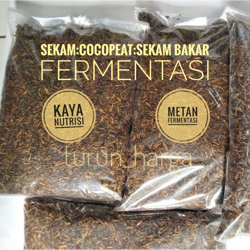 Jual Sekam Fermentasi Cocopeat Sekam Bakar Kaya Nutrisi Shopee