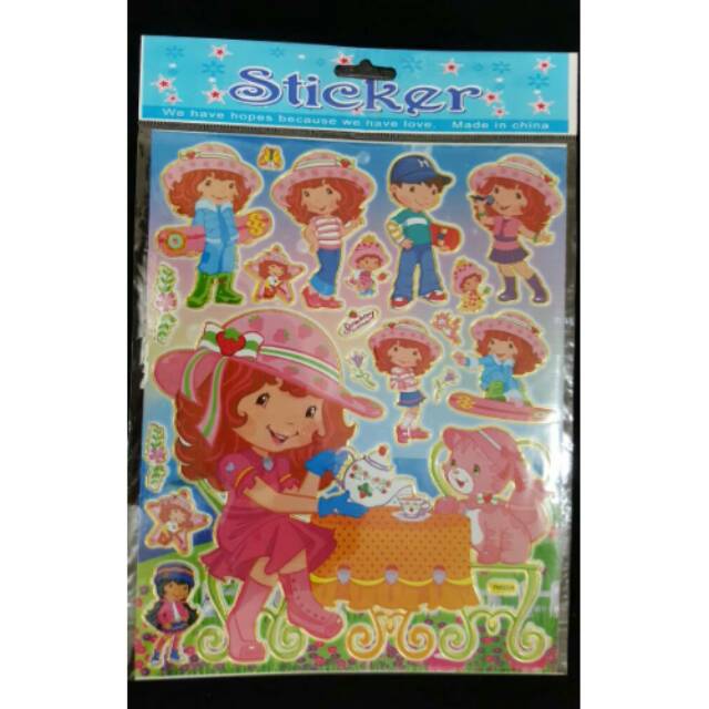 Jual Stiker Strawberry Shortcake Pm Shopee Indonesia