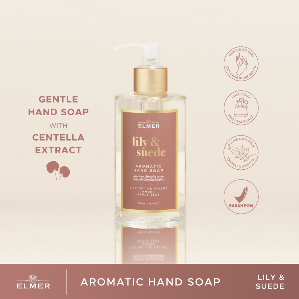 Jual Elmer Lily Suede Hand Soap Ml Gel Aromatic Antibacterial