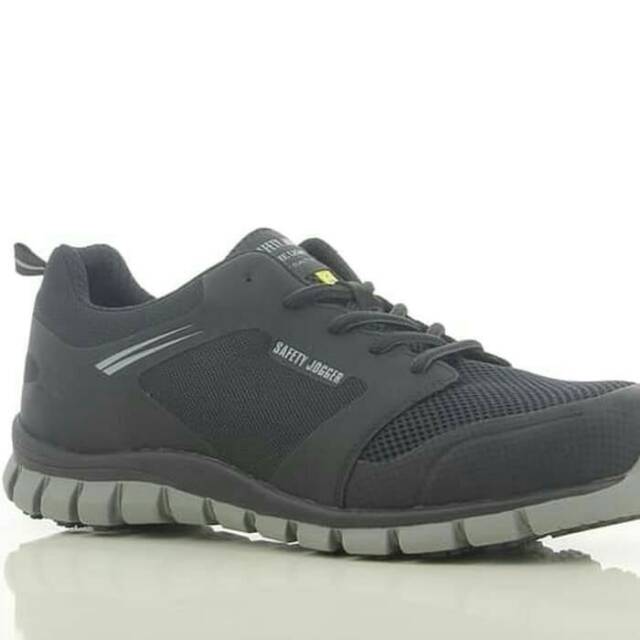 Jual Sepatu Safety Jogger LIGERO S1P ESD Black Extreme Light Hitam For