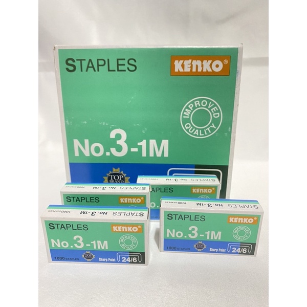 Jual Isi Staples No M No Besar Kenko Refill Stapler Pcs