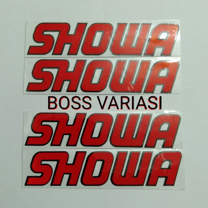 Jual Stiker Shok Showa Merah Cutting Shopee Indonesia